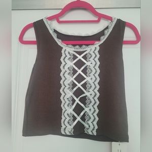 NWT Fairycore Lace Tank Top